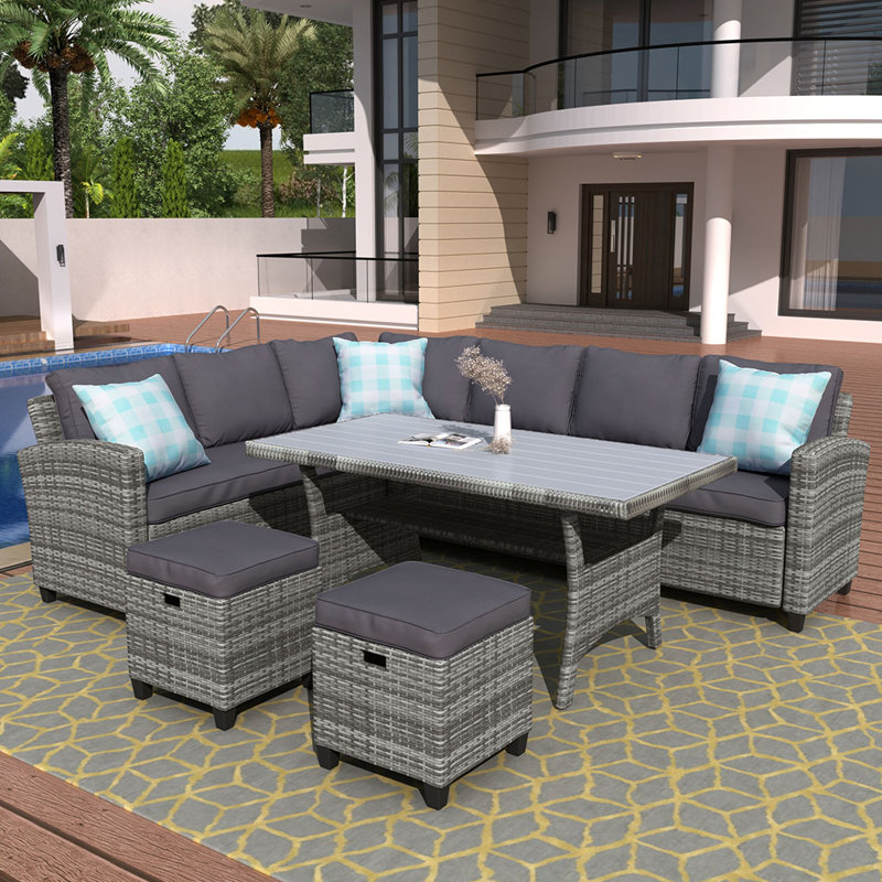 Red Barrel Studio Patio Furniture Set 5 Piece Outdoor 